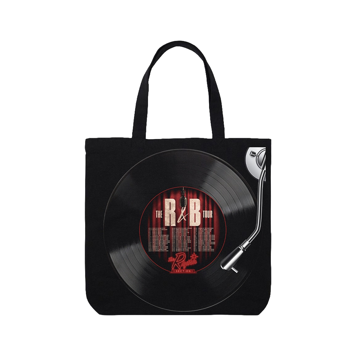 tote bag with vinyl display