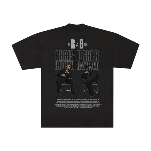 R&B Tour Black Graphic Tee back